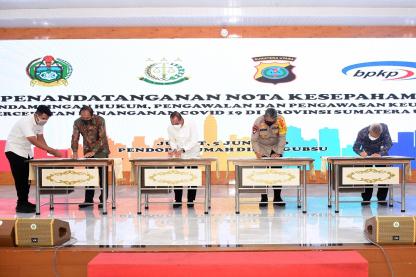 Pastikan Anggaran Covid-19 Dikelola dengan Benar, Gubernur Teken Kesepahaman Pendampingan Hukum